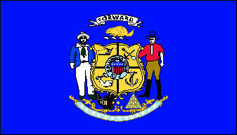 Image Of The Flag of Wisconin